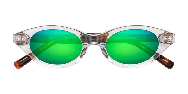 Front of Mitri in Clear/Tortoise