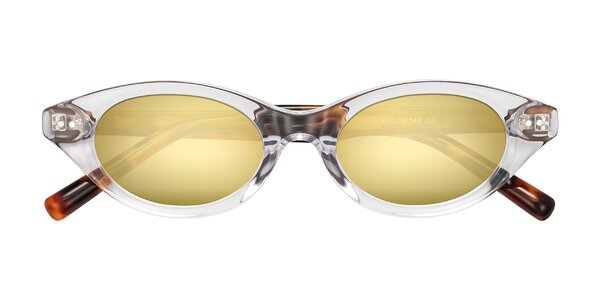 Front of Mitri in Clear/Tortoise