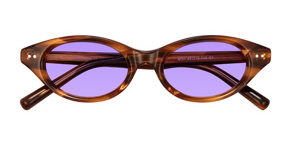 Front of Mitri in Amber Striped