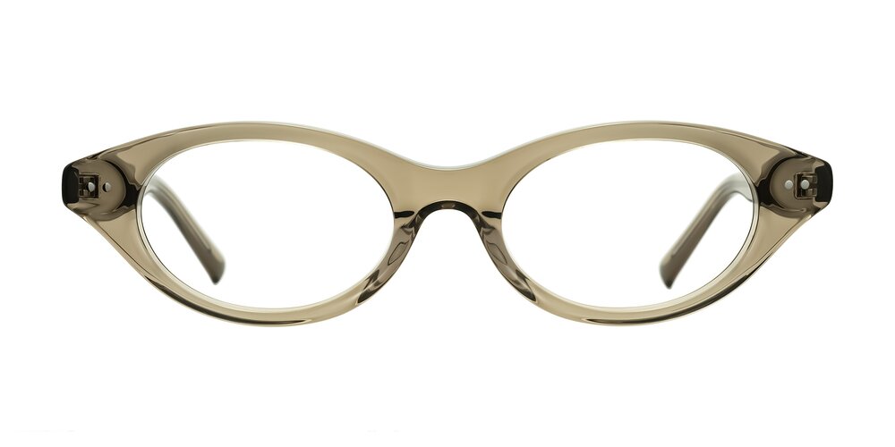 Mitri - Transparent Warm Olive Eyeglasses