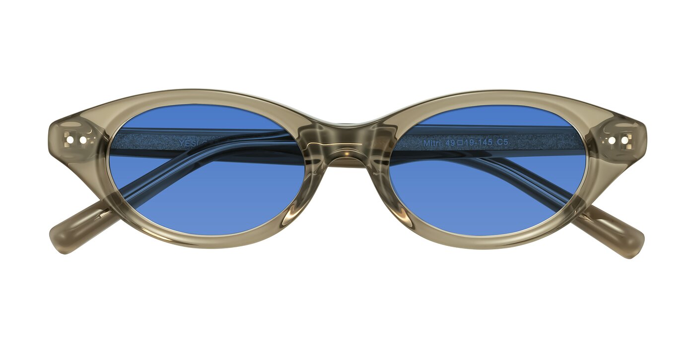 Mitri - Transparent Warm Olive Tinted Sunglasses