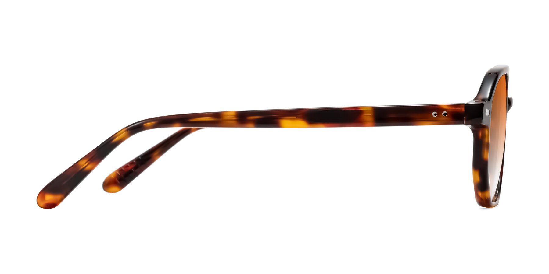 Side of Aguilar in Tortoise with Orange Gradient Lenses