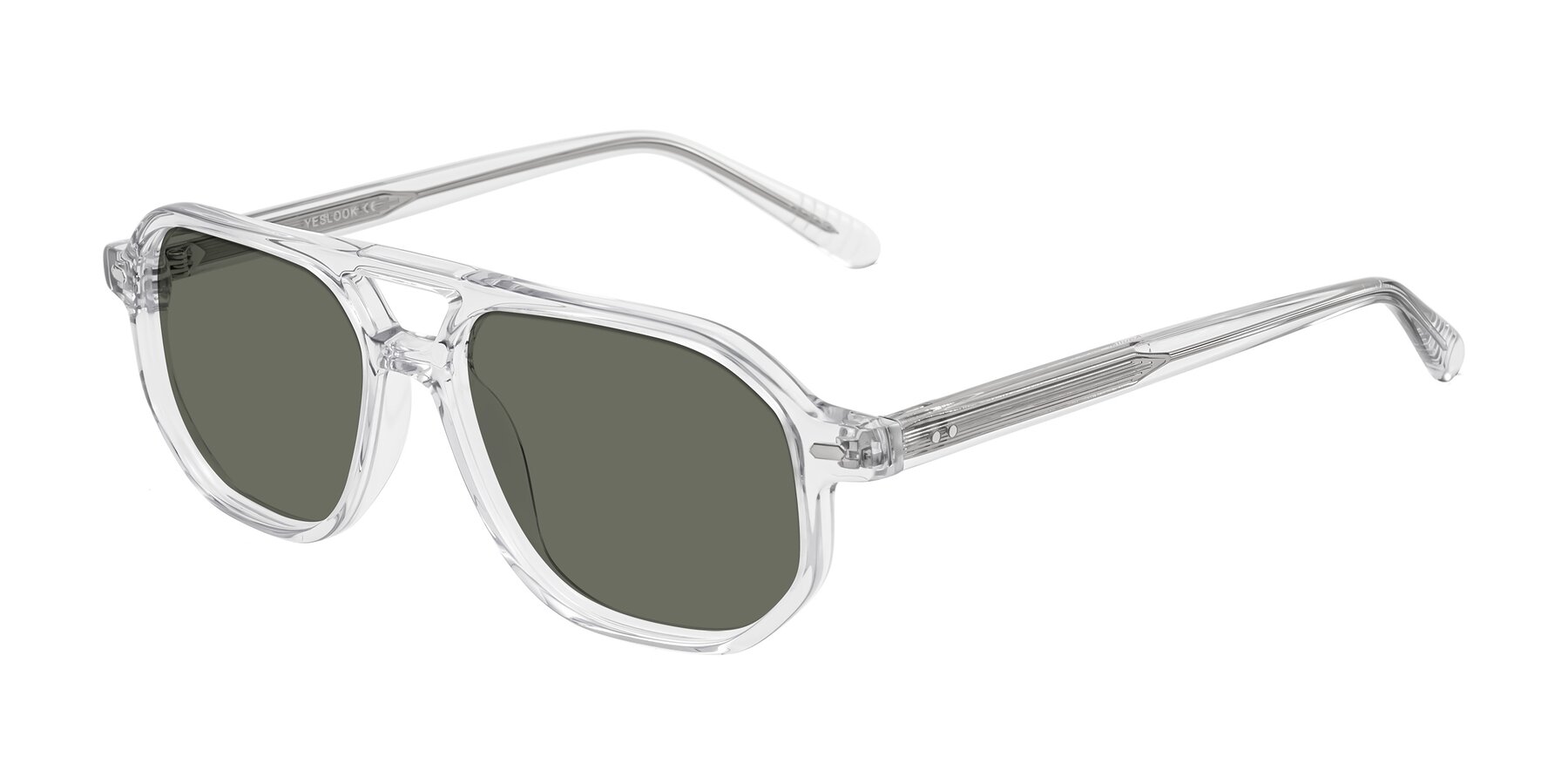 Angle of Aguilar in Clear with Gray Polarized Lenses