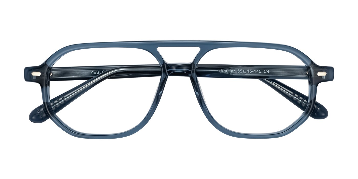Aguilar - Transparent Blue Blue Light Glasses