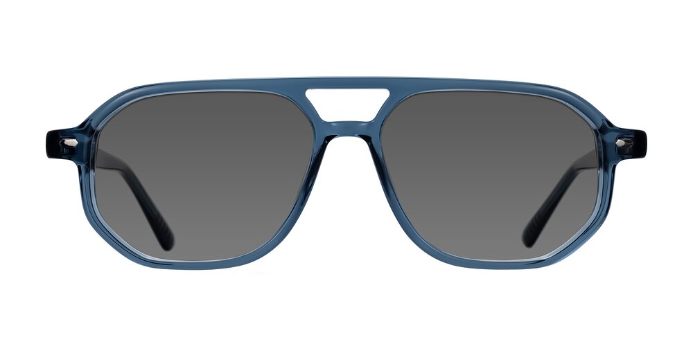 Aguilar - Transparent Blue Tinted Sunglasses