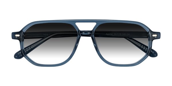 Front of Aguilar in Transparent Blue