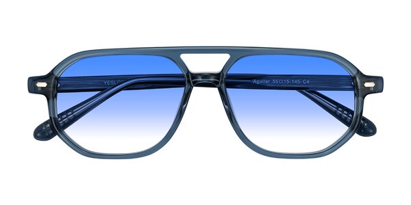 Front of Aguilar in Transparent Blue