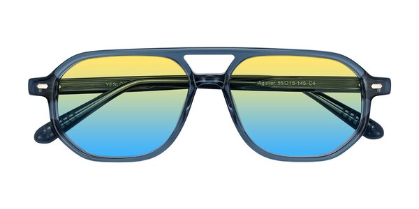 Front of Aguilar in Transparent Blue