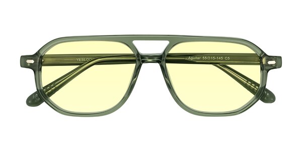 Front of Aguilar in Transparent Green