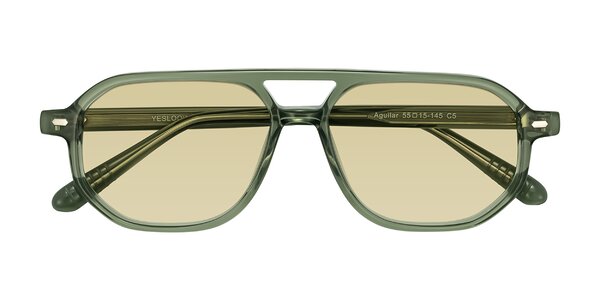 Front of Aguilar in Transparent Green