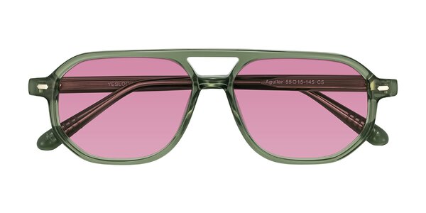 Front of Aguilar in Transparent Green