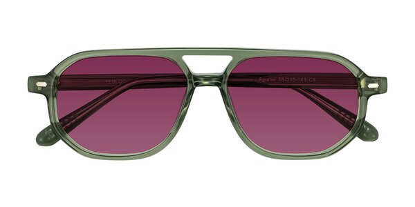 Front of Aguilar in Transparent Green