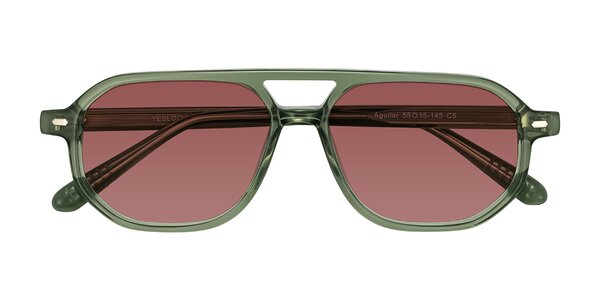 Front of Aguilar in Transparent Green