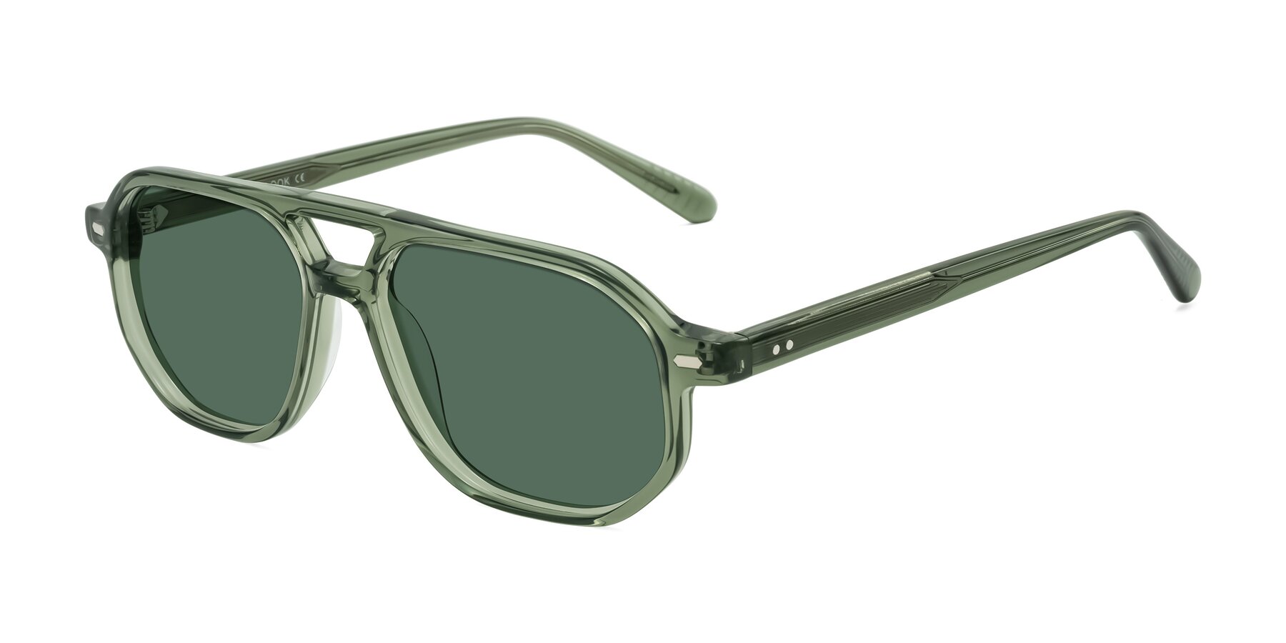 Angle of Aguilar in Transparent Green with Green Polarized Lenses