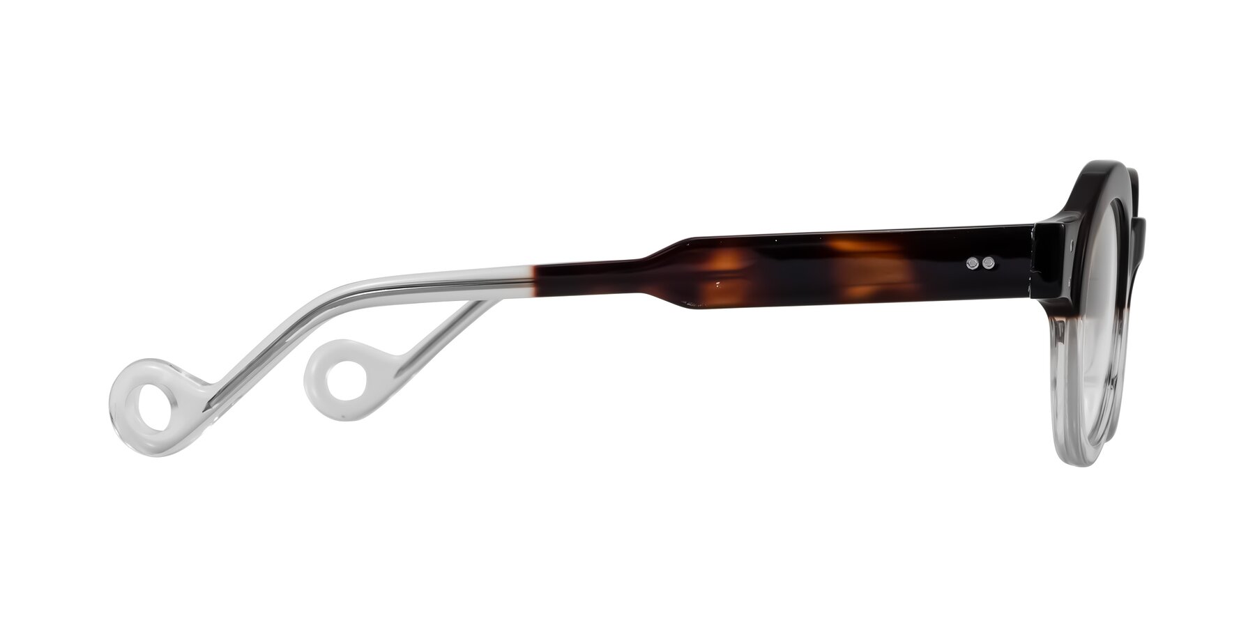 Side of Aldo in Tortoise/Clear with Clear Eyeglass Lenses