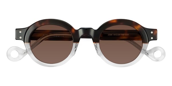 Front of Aldo in Tortoise/Clear