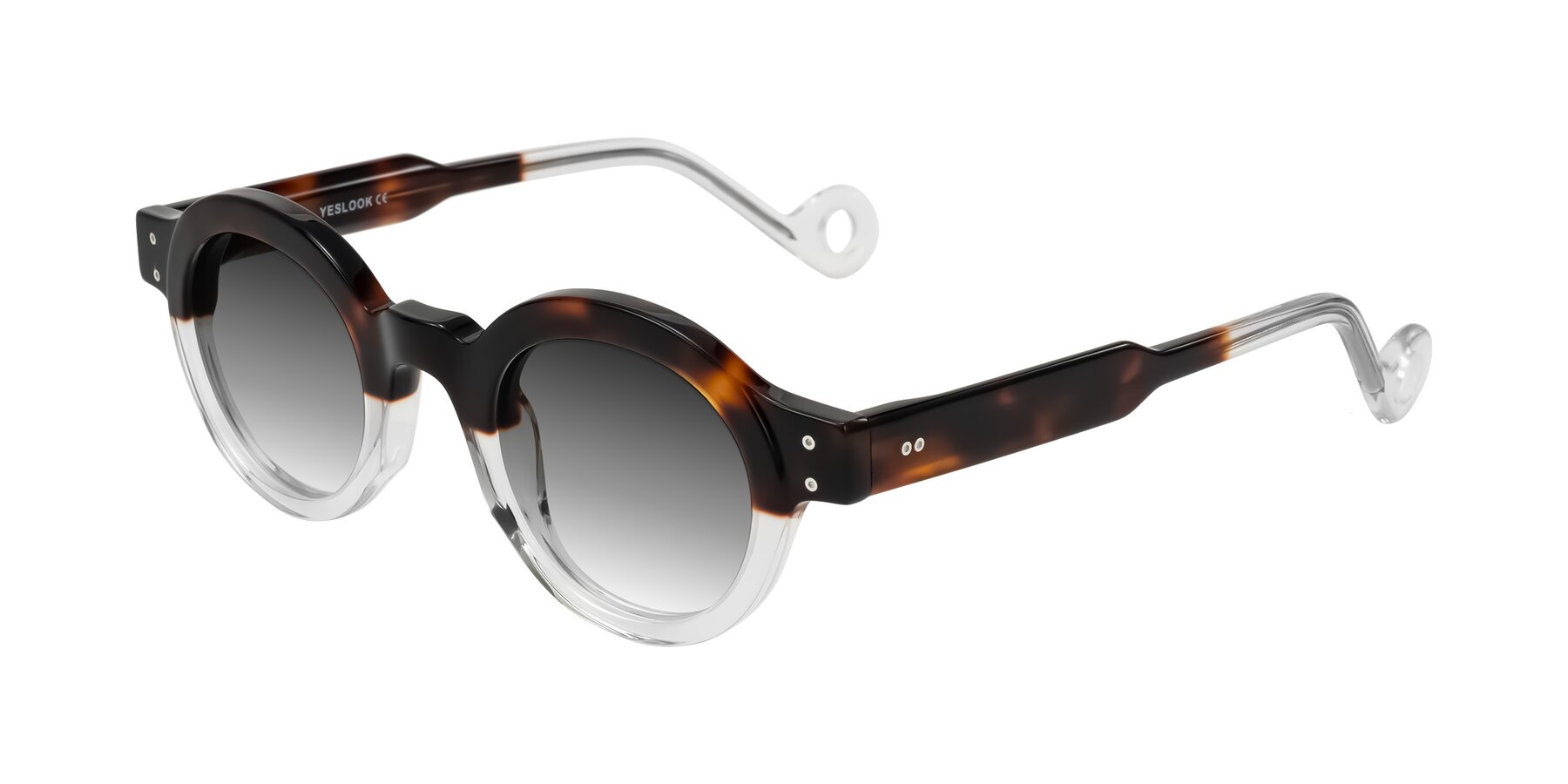 Angle of Aldo in Tortoise/Clear with Gray Gradient Lenses
