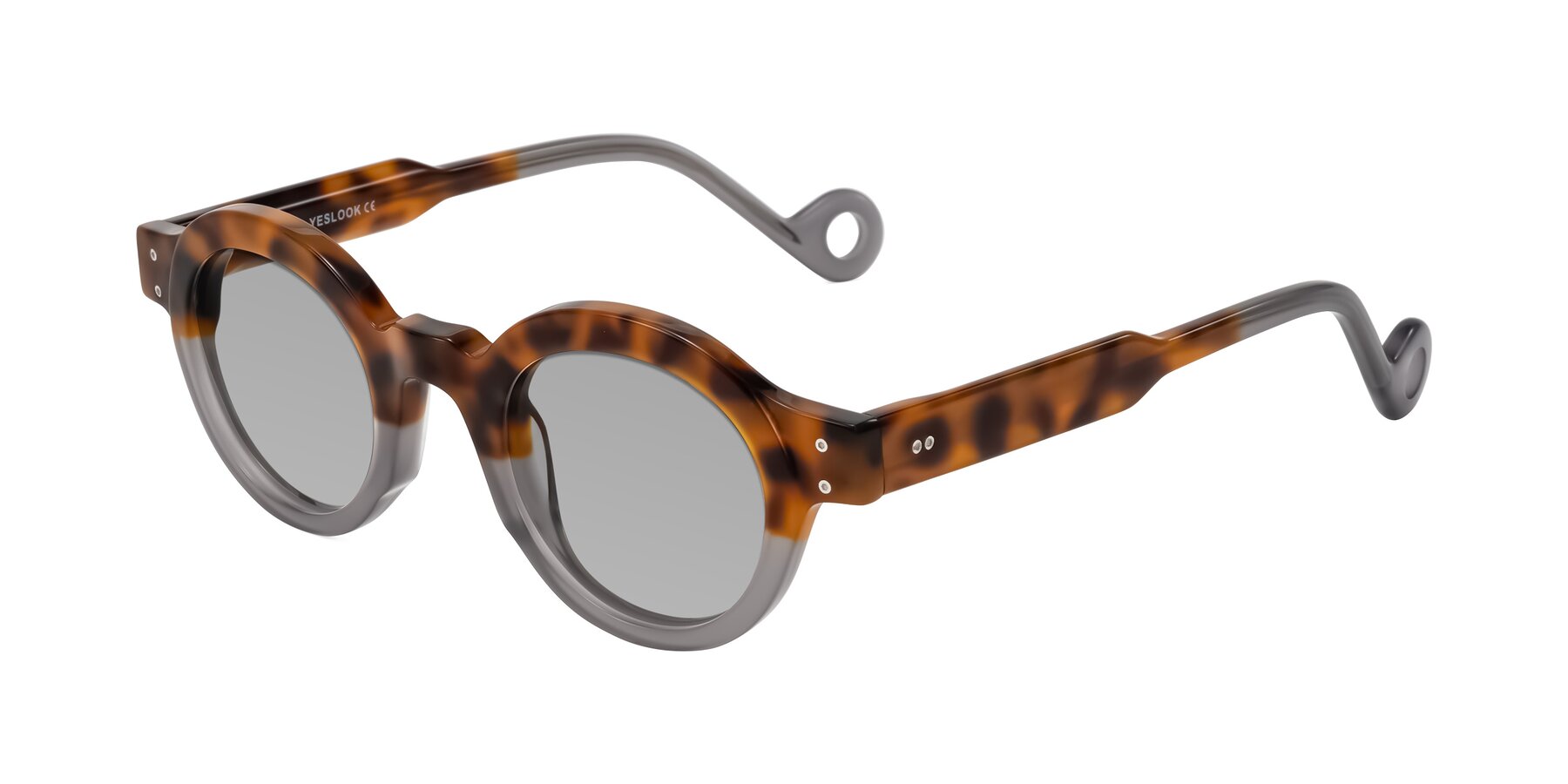 Angle of Aldo in Tortoise/Gray with Light Gray Tinted Lenses