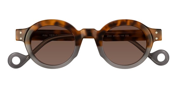 Front of Aldo in Tortoise/Gray