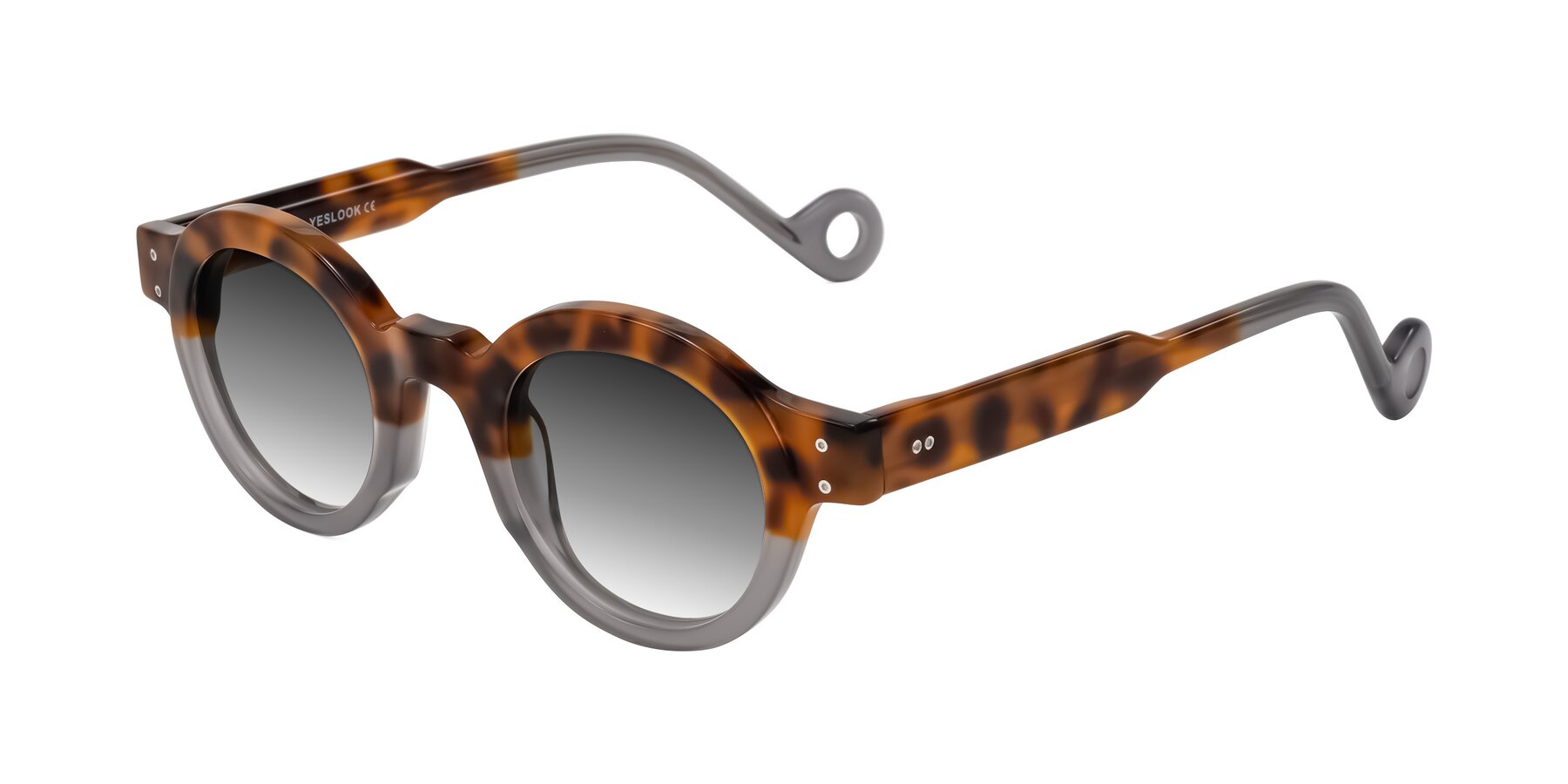 Angle of Aldo in Tortoise/Gray with Gray Gradient Lenses