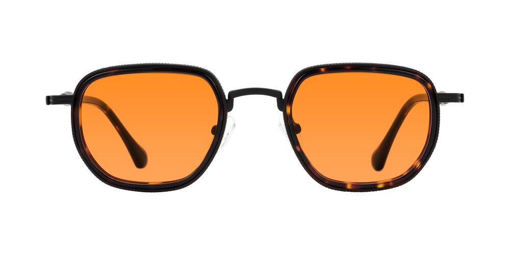 Hunter - Matte Black/Tortoise Tinted Sunglasses