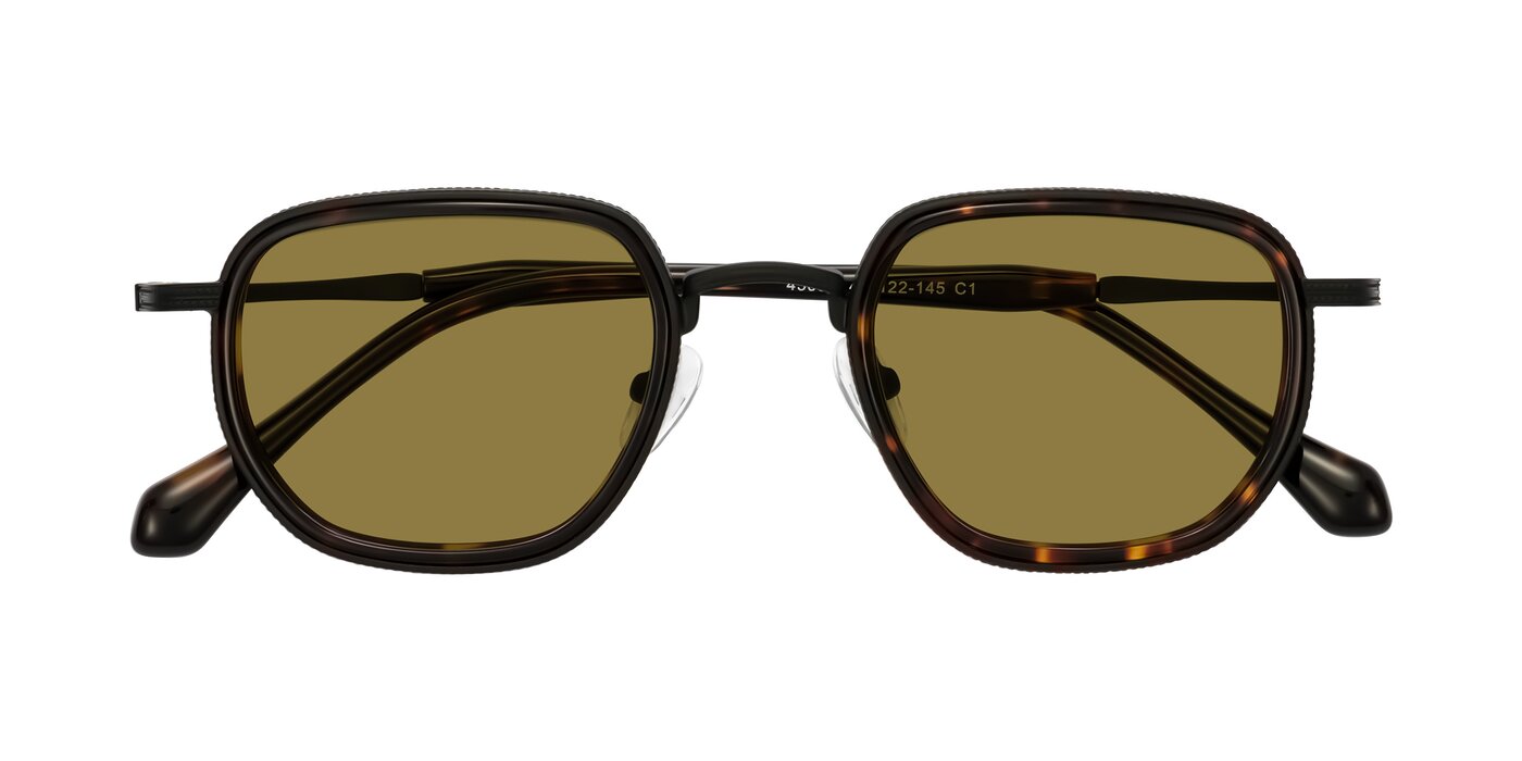 Hunter - Matte Black/Tortoise Polarized Sunglasses