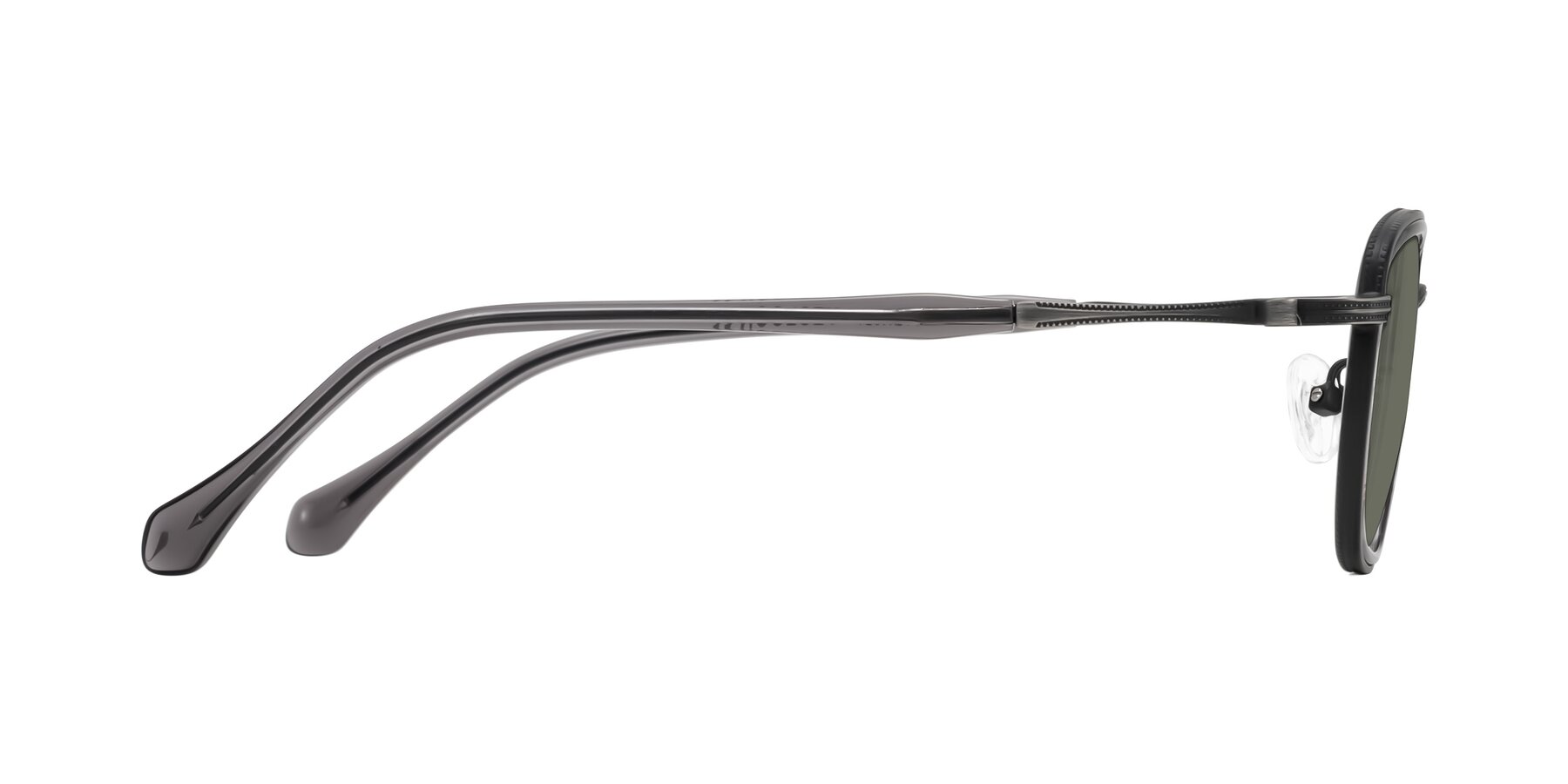 Side of Hunter in Gunmetal/Gray with Gray Polarized Lenses