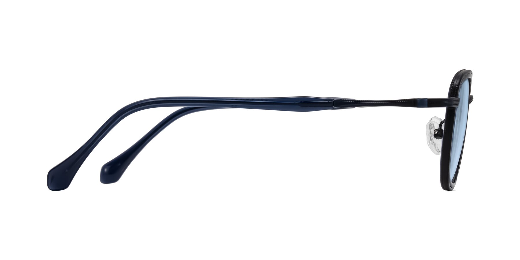 Side of Hunter in Midnight Blue with Light Blue Tinted Lenses