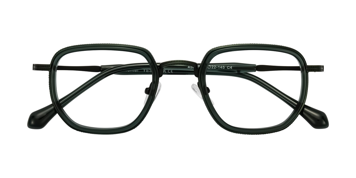 Hunter - Deep Forest Green Blue Light Glasses
