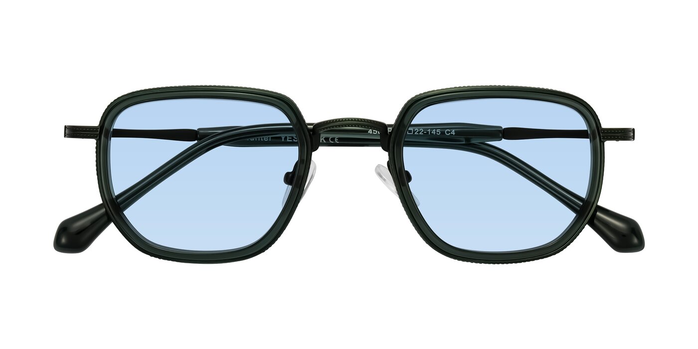 Hunter - Deep Forest Green Tinted Sunglasses
