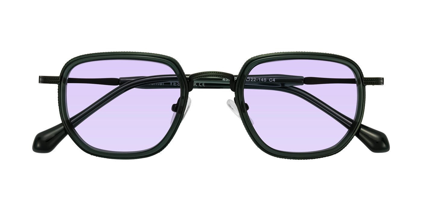Hunter - Deep Forest Green Tinted Sunglasses