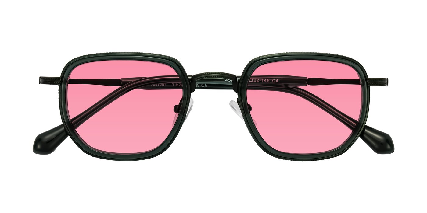 Hunter - Deep Forest Green Tinted Sunglasses