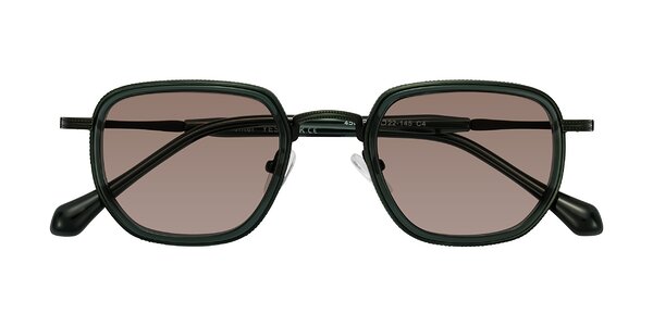 Front of Hunter in Deep Forest Green