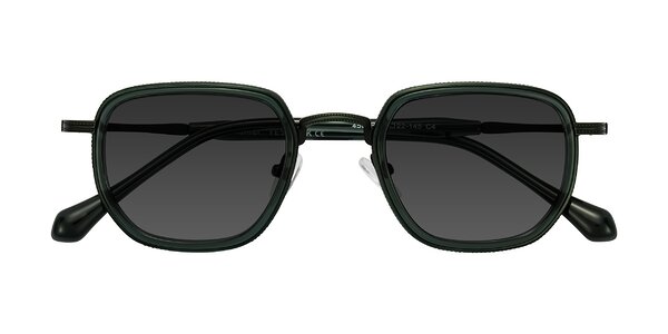Front of Hunter in Deep Forest Green