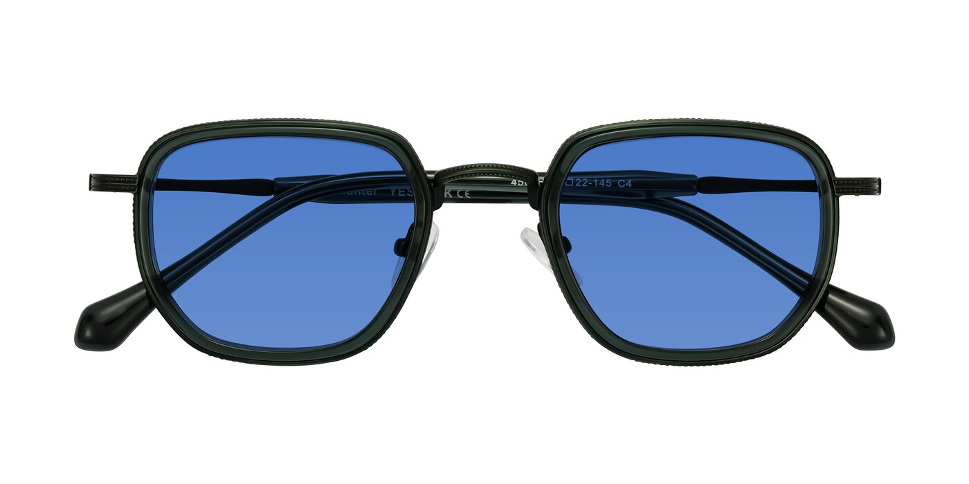 Hunter - Deep Forest Green Tinted Sunglasses