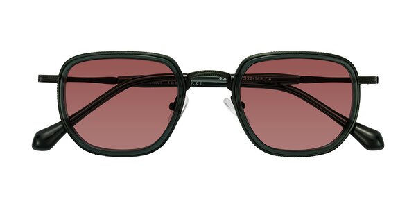 Front of Hunter in Deep Forest Green