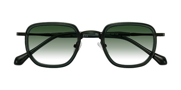 Front of Hunter in Deep Forest Green