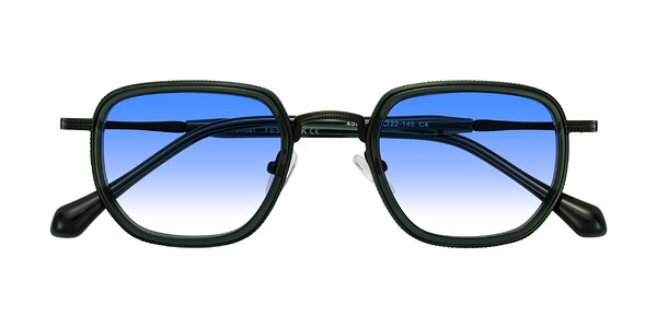 Front of Hunter in Deep Forest Green