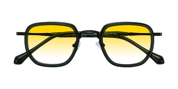 Front of Hunter in Deep Forest Green