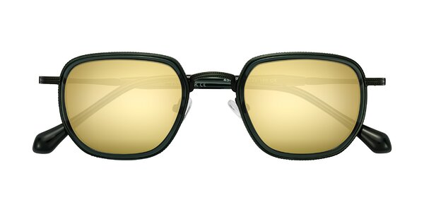 Front of Hunter in Deep Forest Green