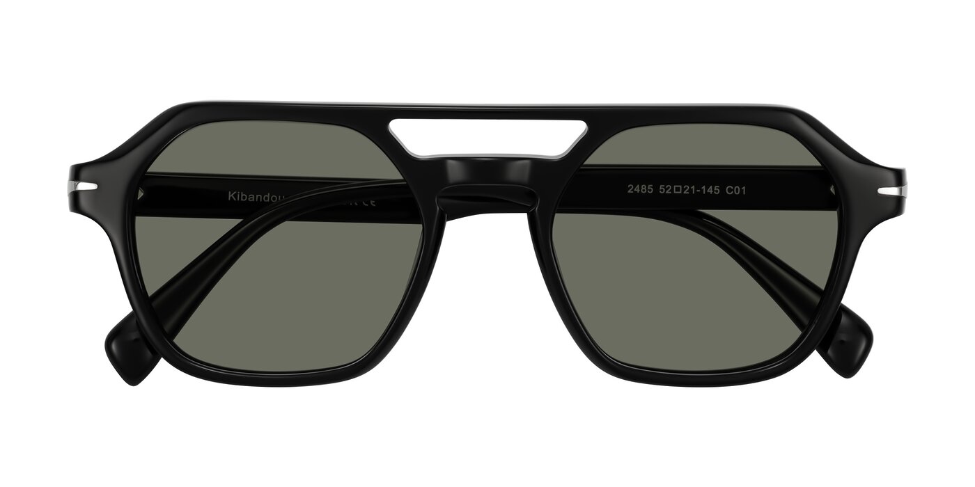 Kibandou - Black Polarized Sunglasses