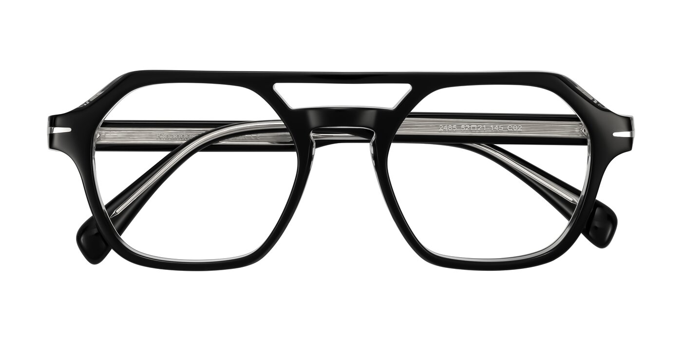 Kibandou - Black/Clear Eyeglasses