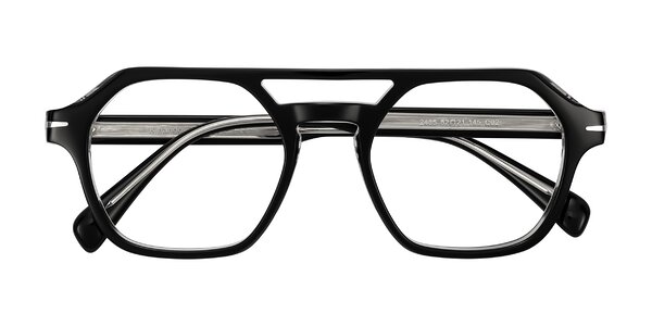 Front of Kibandou in Black/Clear