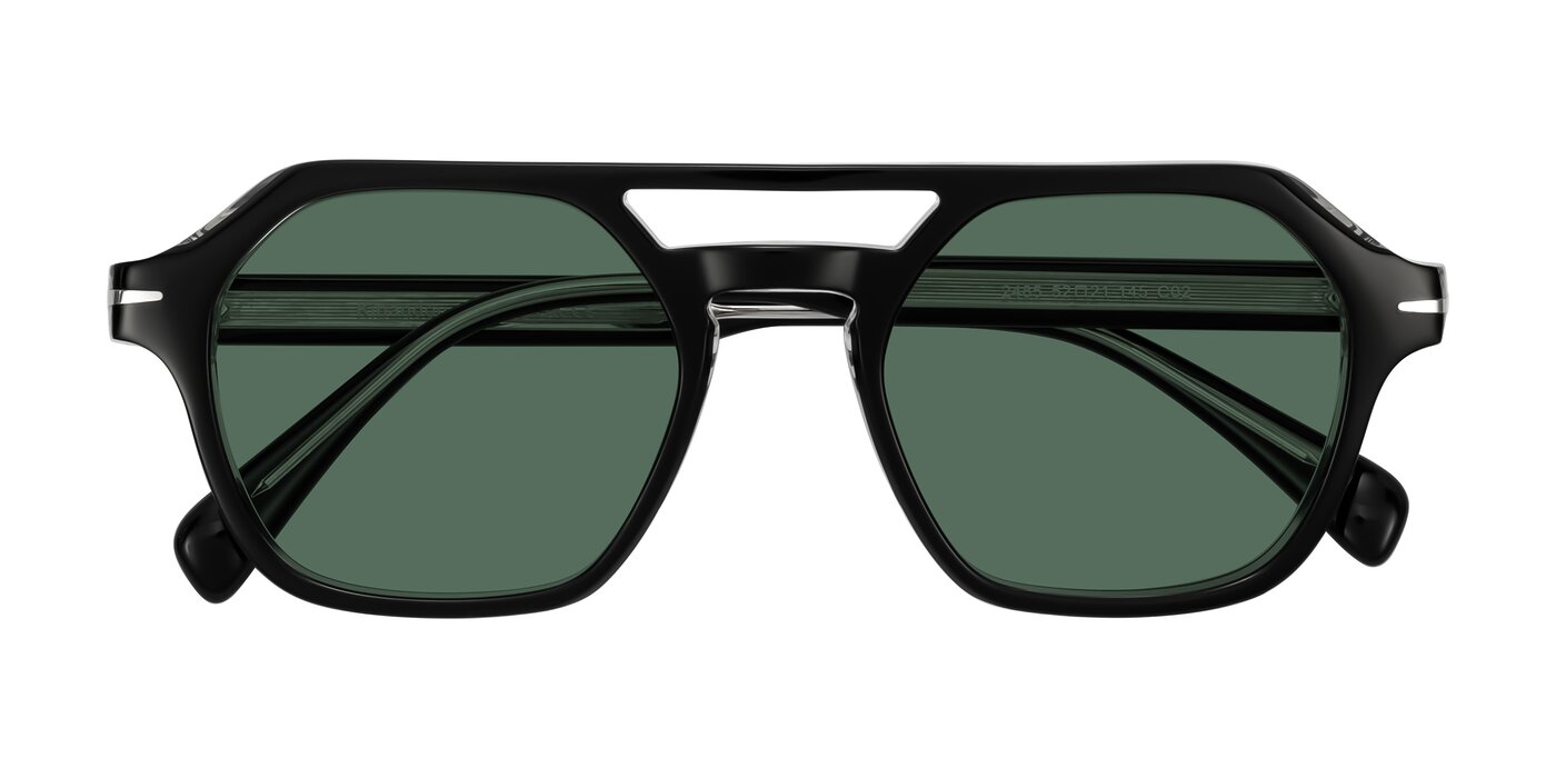 Kibandou - Black/Clear Polarized Sunglasses