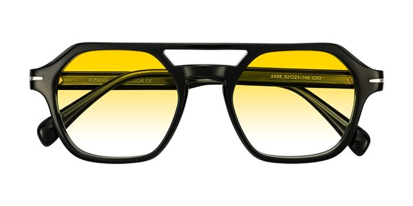 Front of Kibandou in Black/Green