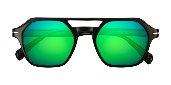Front of Kibandou in Black/Green