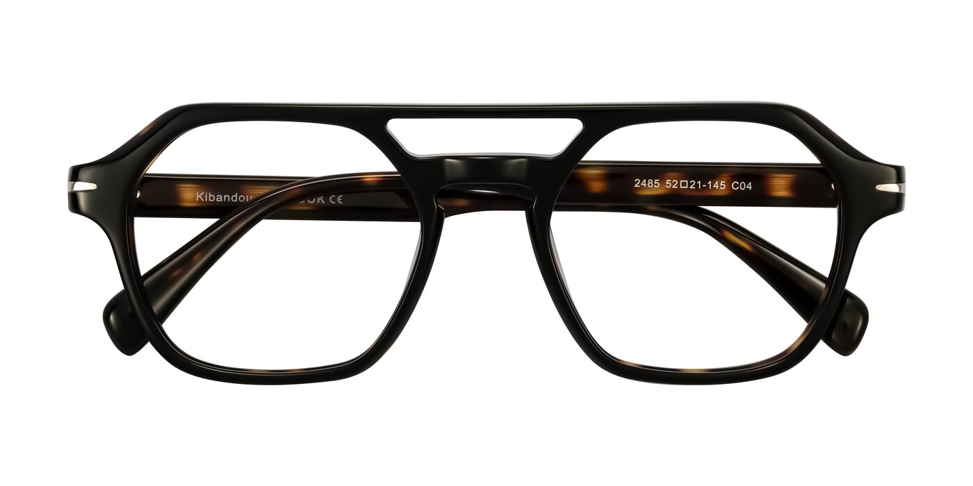 Kibandou - Black/Tortoise Eyeglasses