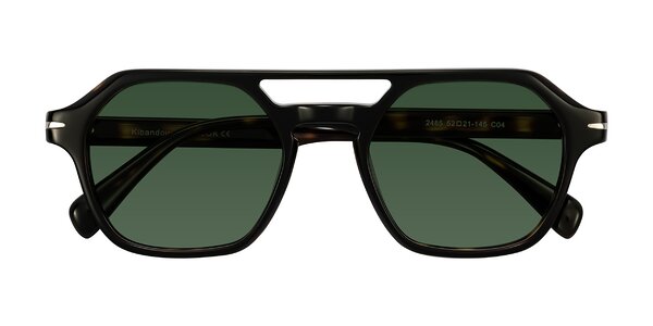 Front of Kibandou in Black/Tortoise