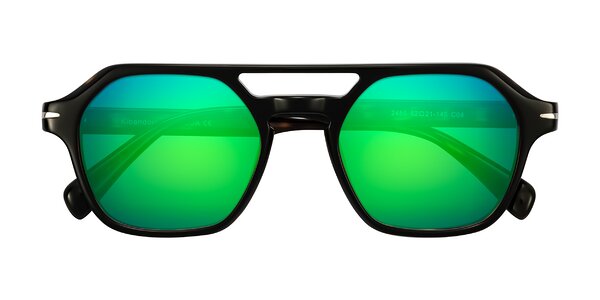 Front of Kibandou in Black/Tortoise