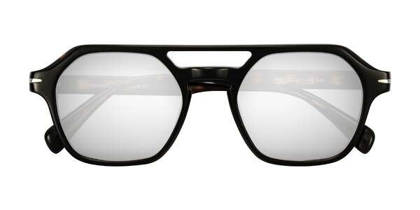 Front of Kibandou in Black/Tortoise